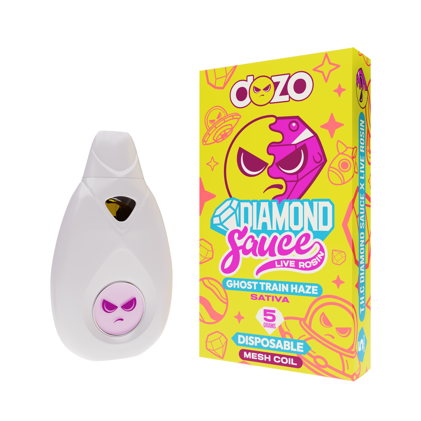 Diamond Sauce Disposable 5g | Papaya Punch (Hybrid)