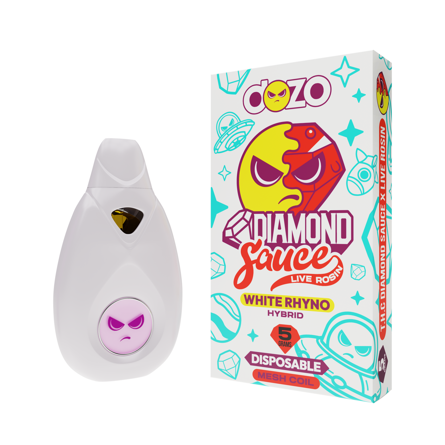 Diamond Sauce Disposable 5g | Papaya Punch (Hybrid)