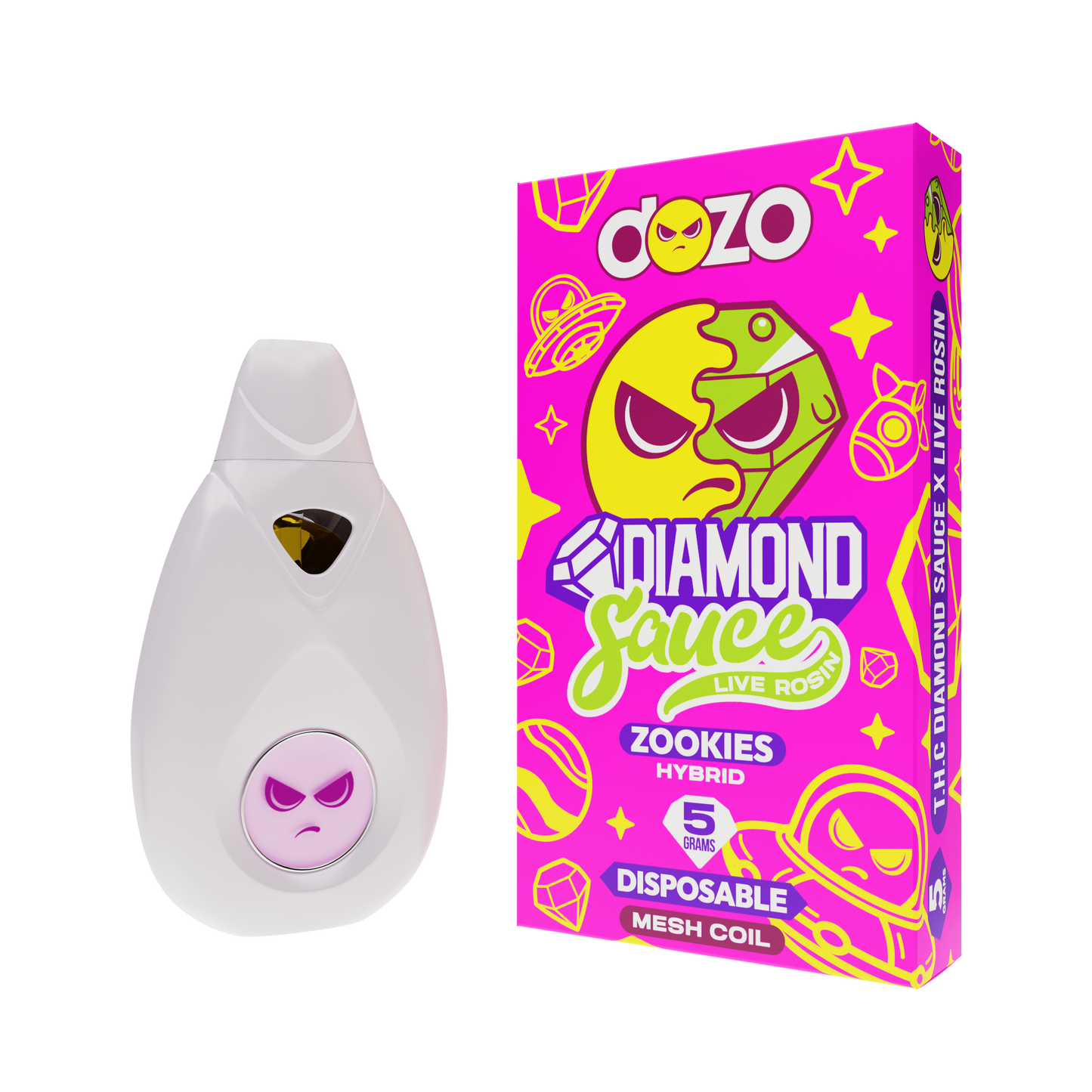 Diamond Sauce Disposable 5g | Papaya Punch (Hybrid)