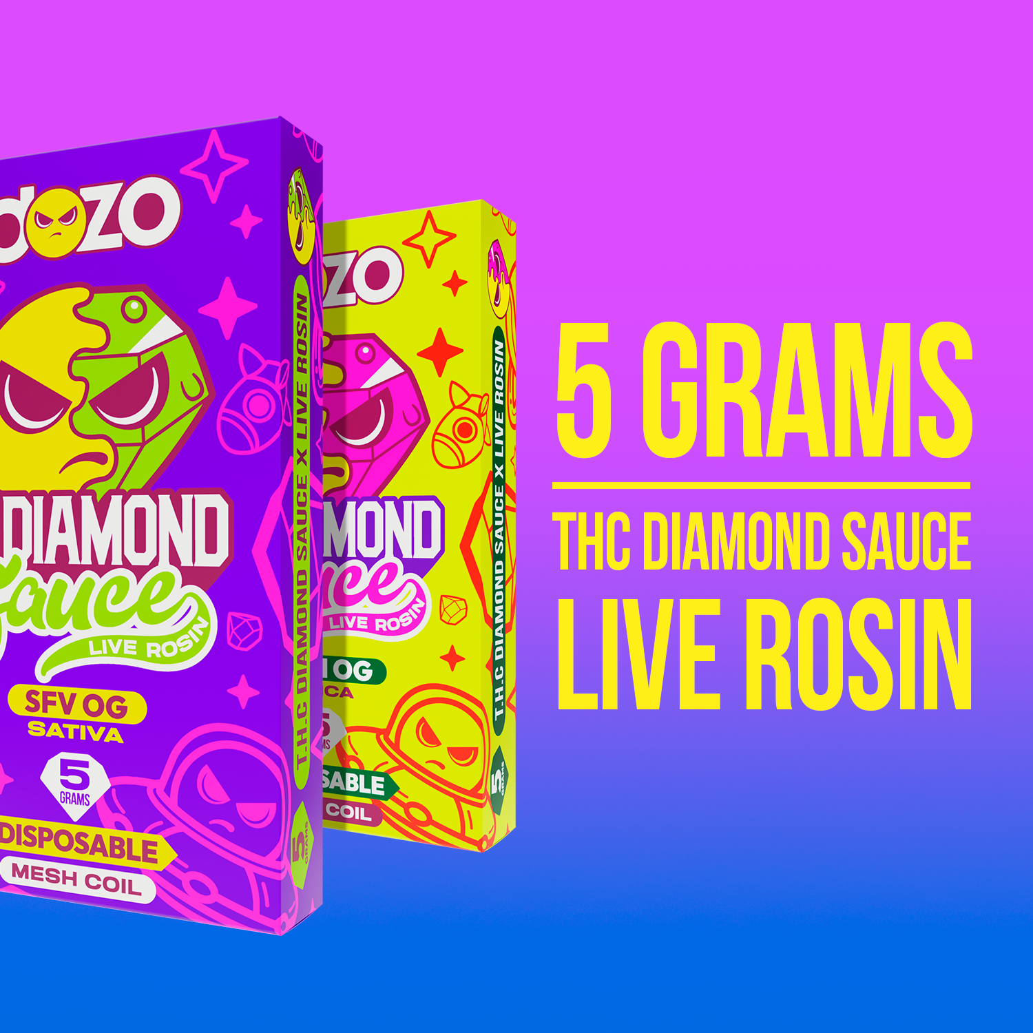 Diamond Sauce Disposable 5g - SFV OG Sativa puredozo Diamond Sauce Disposable 5g - SFV OG Sativa puredozo