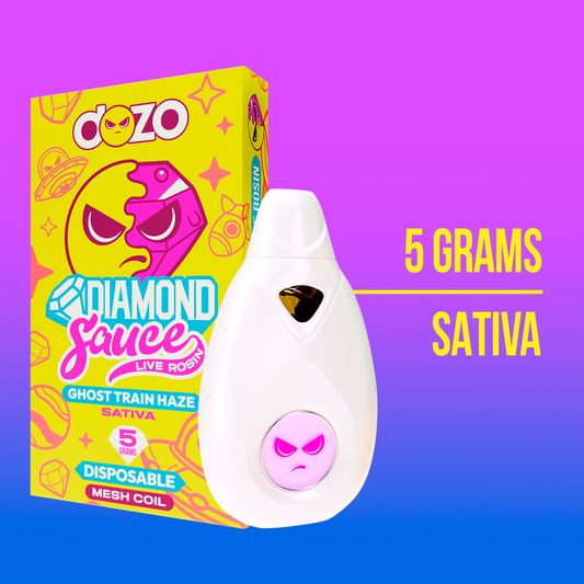 Diamond Sauce Disposable 5g | Ghost Train Haze (Sativa)