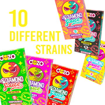 Diamond Sauce Disposable 5g | Ghost Train Haze (Sativa)