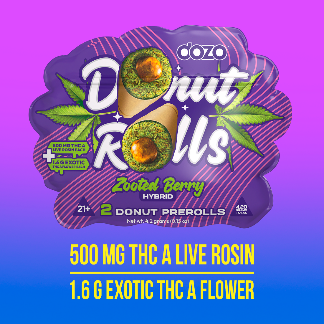 New Drop - Dozo Donut Prerolls 4.20 g