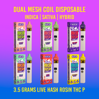 3.5g Dozo Live Hash Rosin THC-P Vape