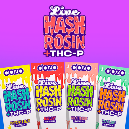 3.5g Dozo Live Hash Rosin THC-P Vape