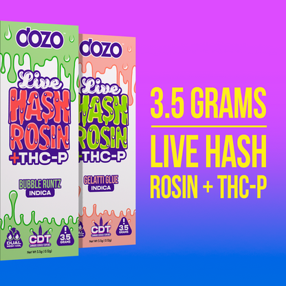 3.5g Dozo Live Hash Rosin THC-P Vape