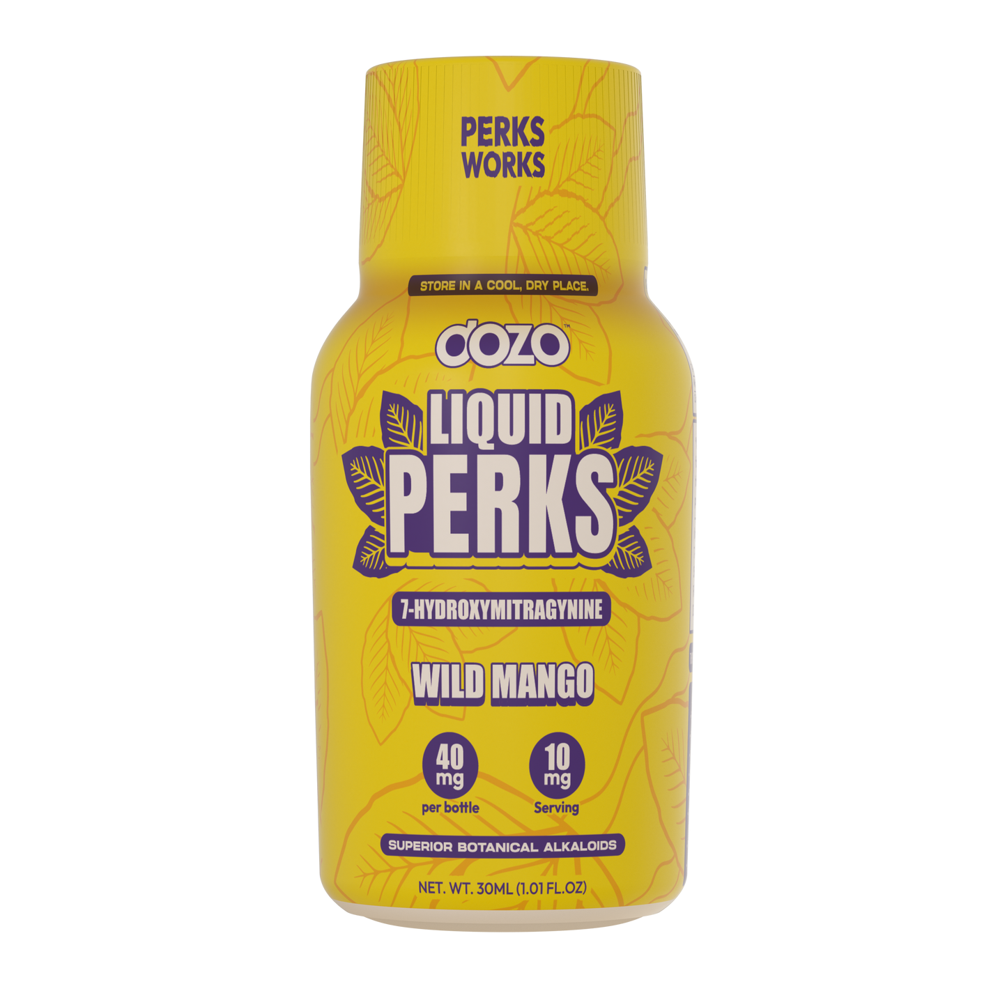 Dozo LIQUID PERKS 7-HYDROXYMITRAGYNINE | WILD MANGO