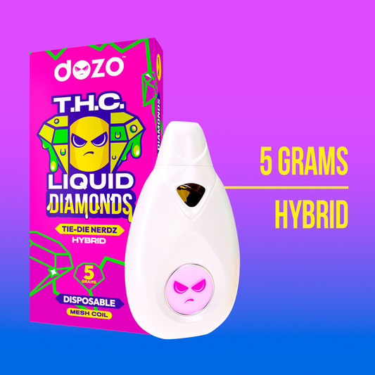 5g Lliquid Diamonds Disposable | Tie Die Nerdz (HYBRID)