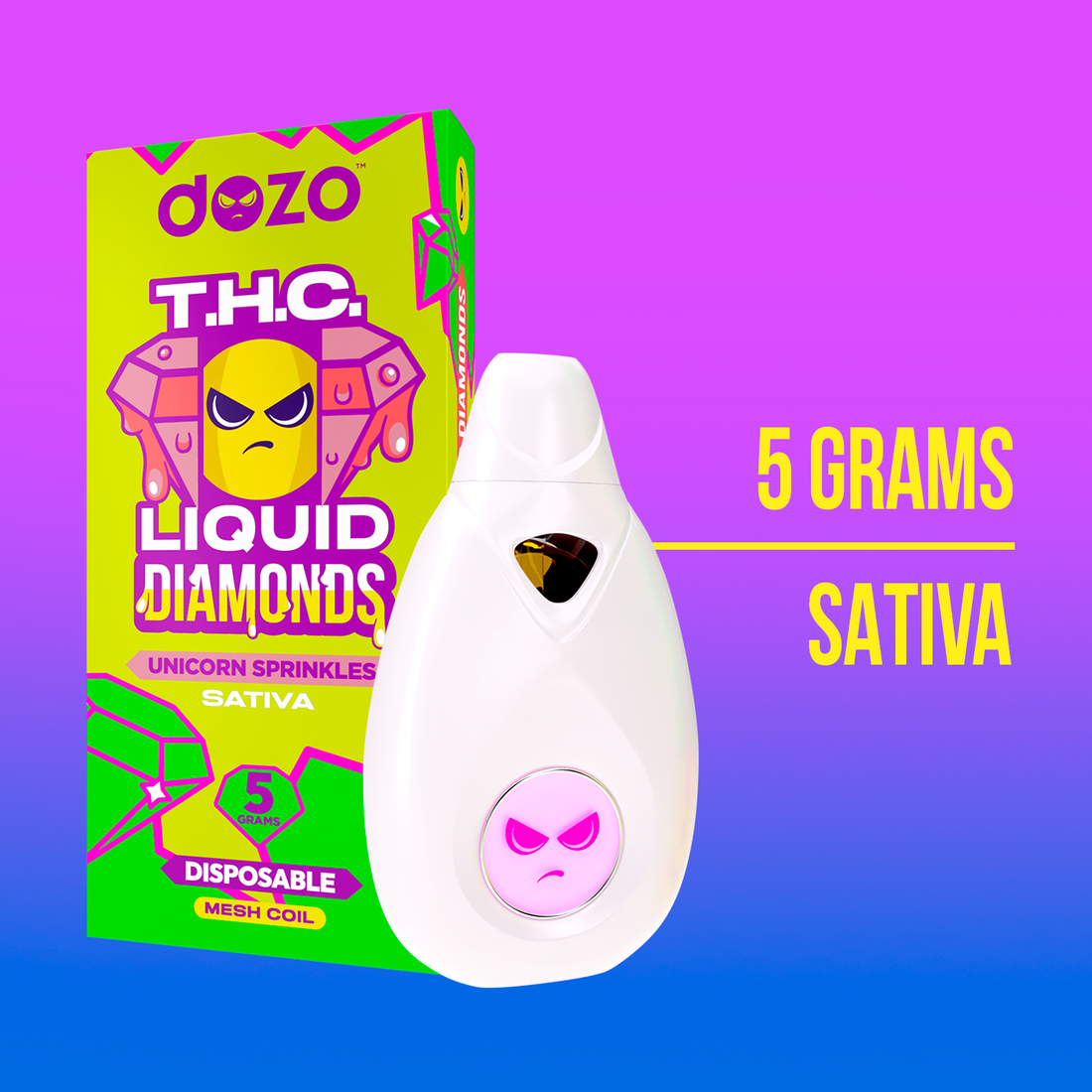5g Liquid Diamonds Disposable | Lemon Cherry (Sativa)