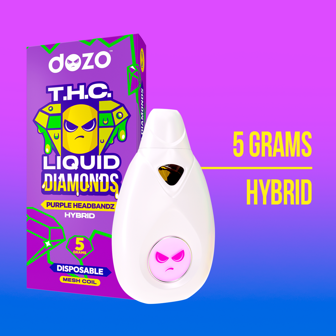 5g Liquid Diamonds Disposable | Lemon Cherry (Sativa)