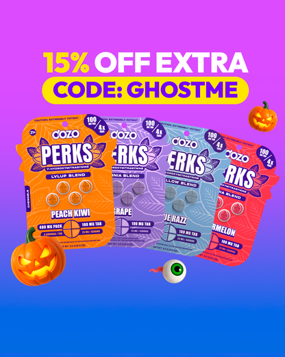 4ct 100mg Dozo PERKS 7-HYDROXYMITRAGYNINE | 400 mg per PACK