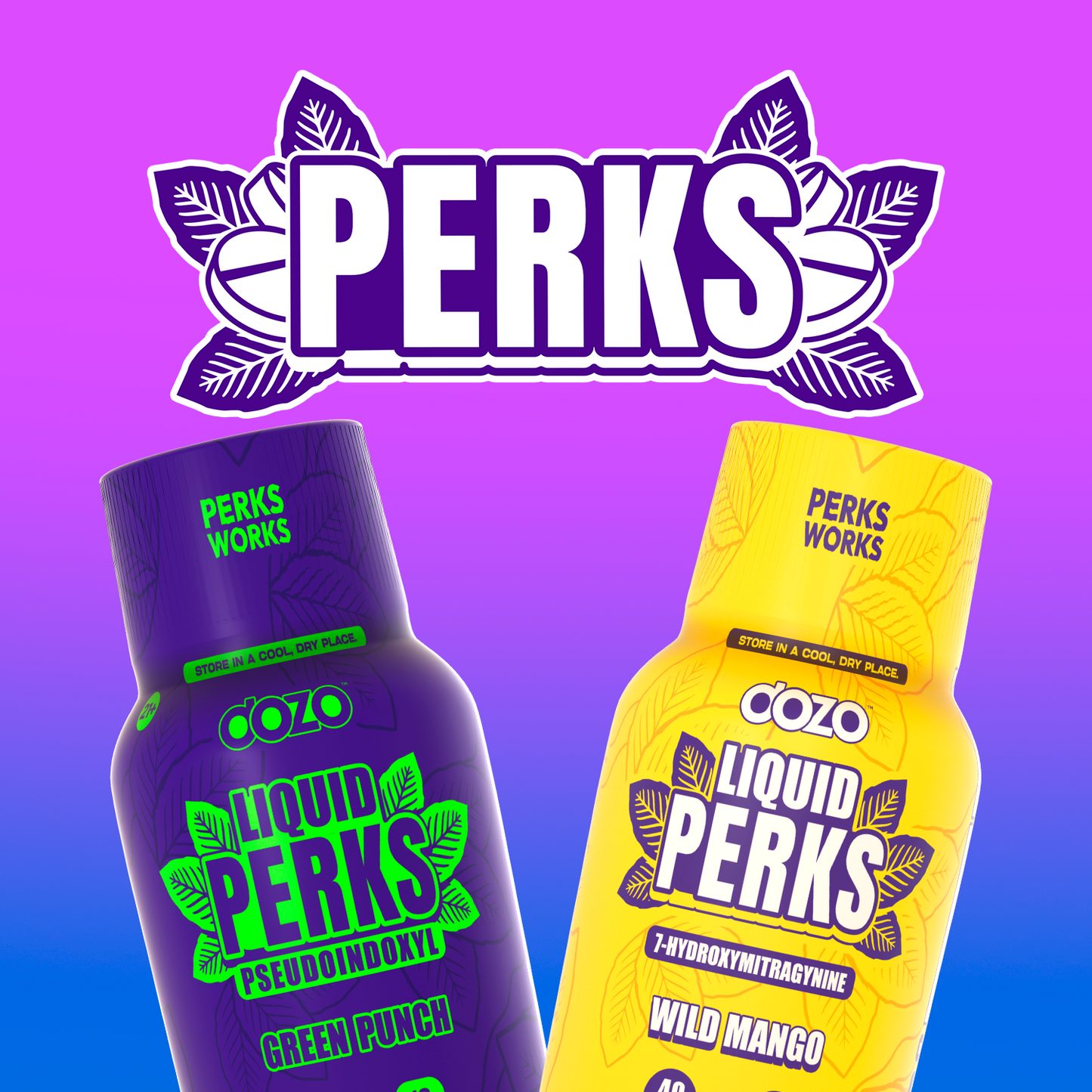 Dozo LIQUID PERKS 7-HYDROXYMITRAGYNINE | WILD MANGO