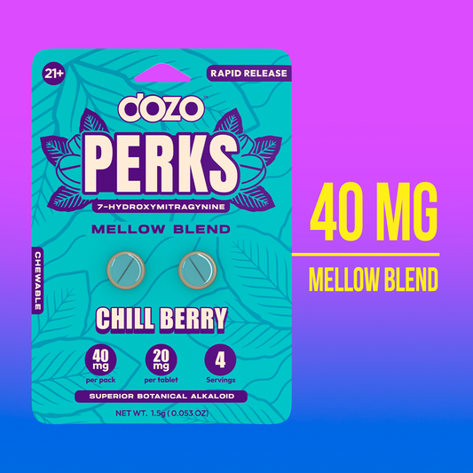 Dozo PERKS 7-HYDROXYMITRAGYNINE | CHILL BERRY (MELLOW BLEND)