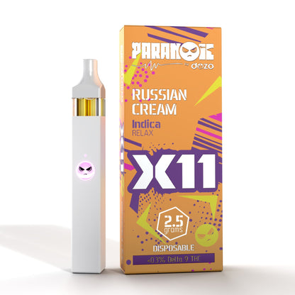 2.5g Dozo X11 Disposable | Russian Cream (Indica)