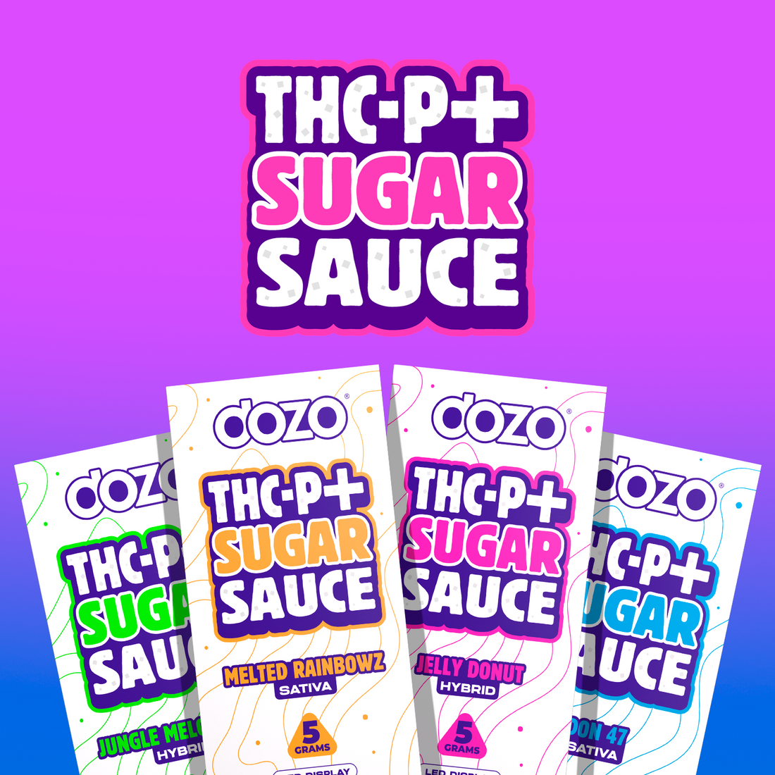5g Dozo THC-P + Sugar Sauce Vape