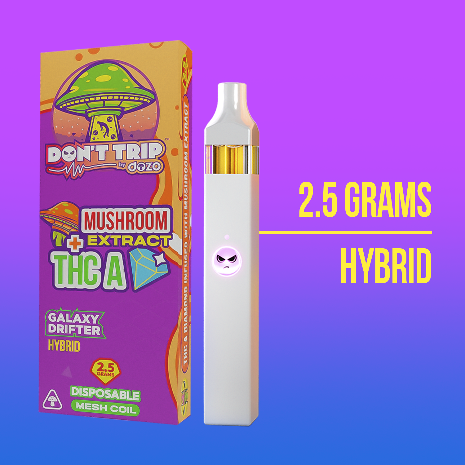 Galaxy Drifter Mushroom Disposable