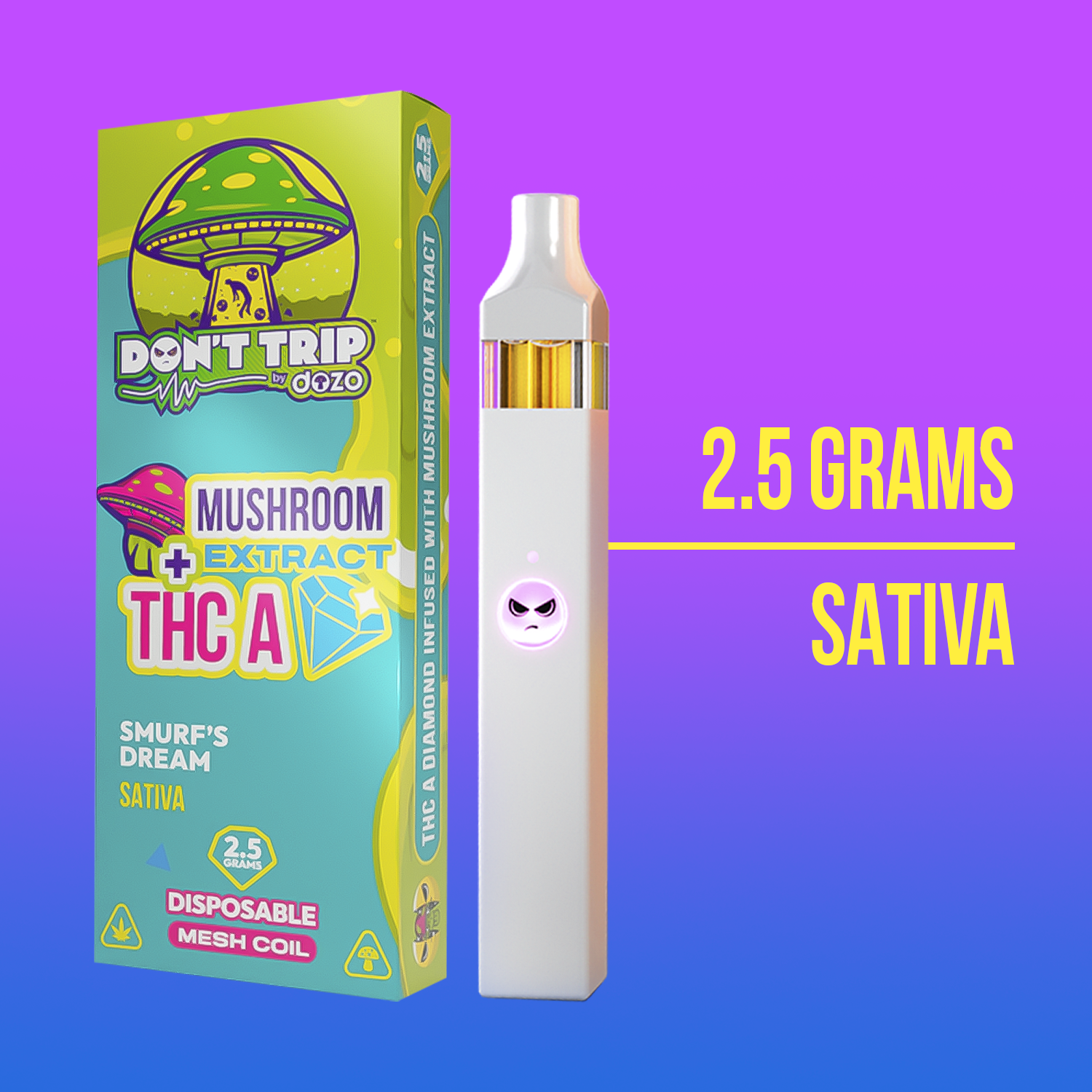 Cosmic Donut Mushroom Disposable - 2.5g of Pure Power puredozo Cosmic Donut Mushroom Disposable - 2.5g of Pure Power puredozo