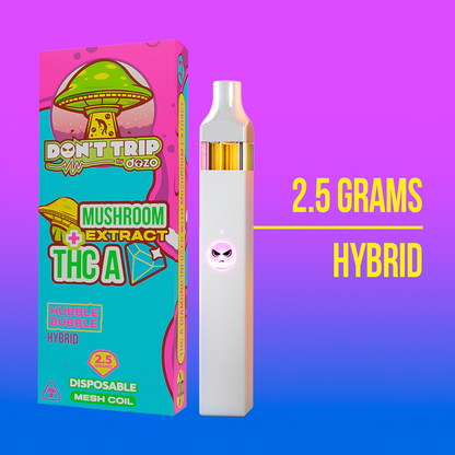 2.5g Don't Trip Mushroom Vape: Hubble Bubble (Hybrid)