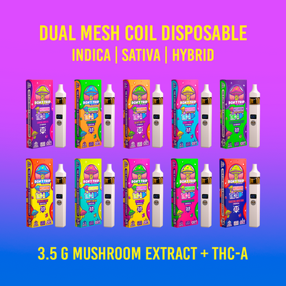 3.5g Dozo Don't Trip Mushroom Vape: Toadstool Drive-Thru (Indica)