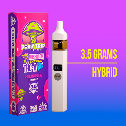 3.5g Dozo Don't Trip Mushroom Vape: Toadstool Drive-Thru (Indica)