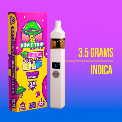 3.5g Dozo Don't Trip Mushroom Vape: Toadstool Drive-Thru (Indica)