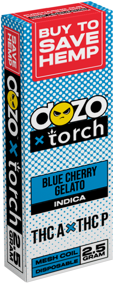 Dozo x Torch Vape: Blue Cherry Gelato (out of stock)