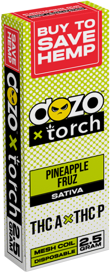 Dozo x Torch Vape: Pineapple Fruz (out of stock)