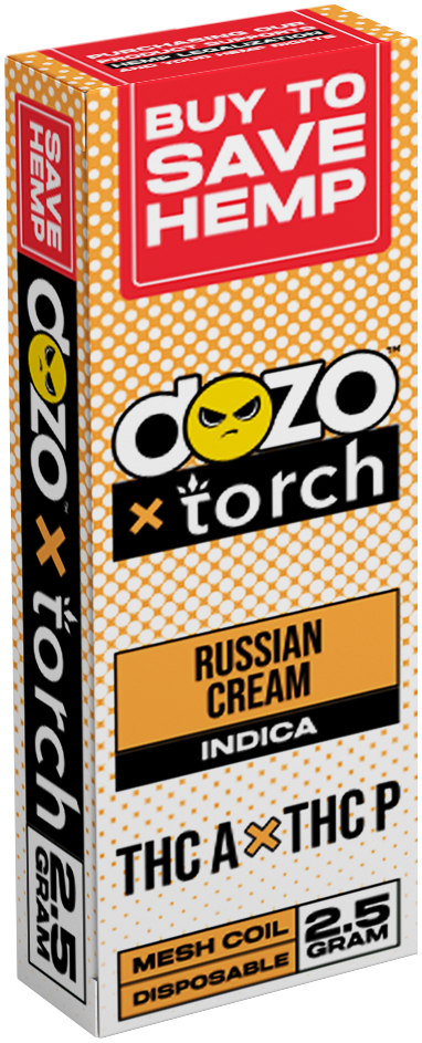 Dozo x Torch Vape: Russian Cream (out of stock)