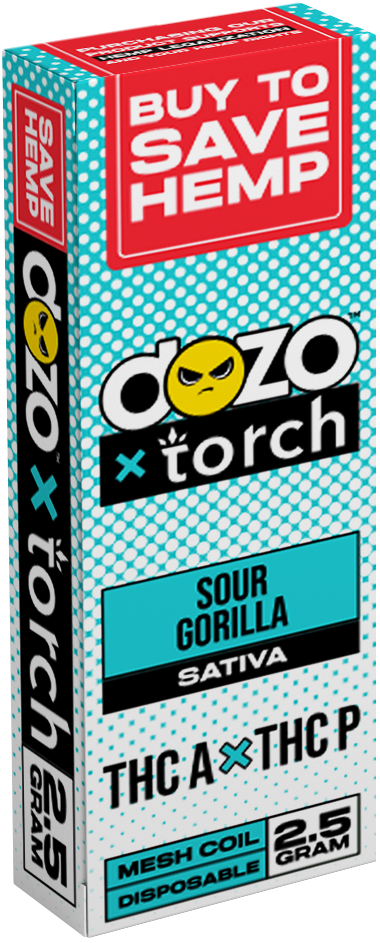 Dozo x Torch Vape: Sour Gorilla (out of stock)