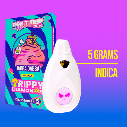 5g Trippy Dimonds Mushroom Vape: Jabba Dabba (Indica)