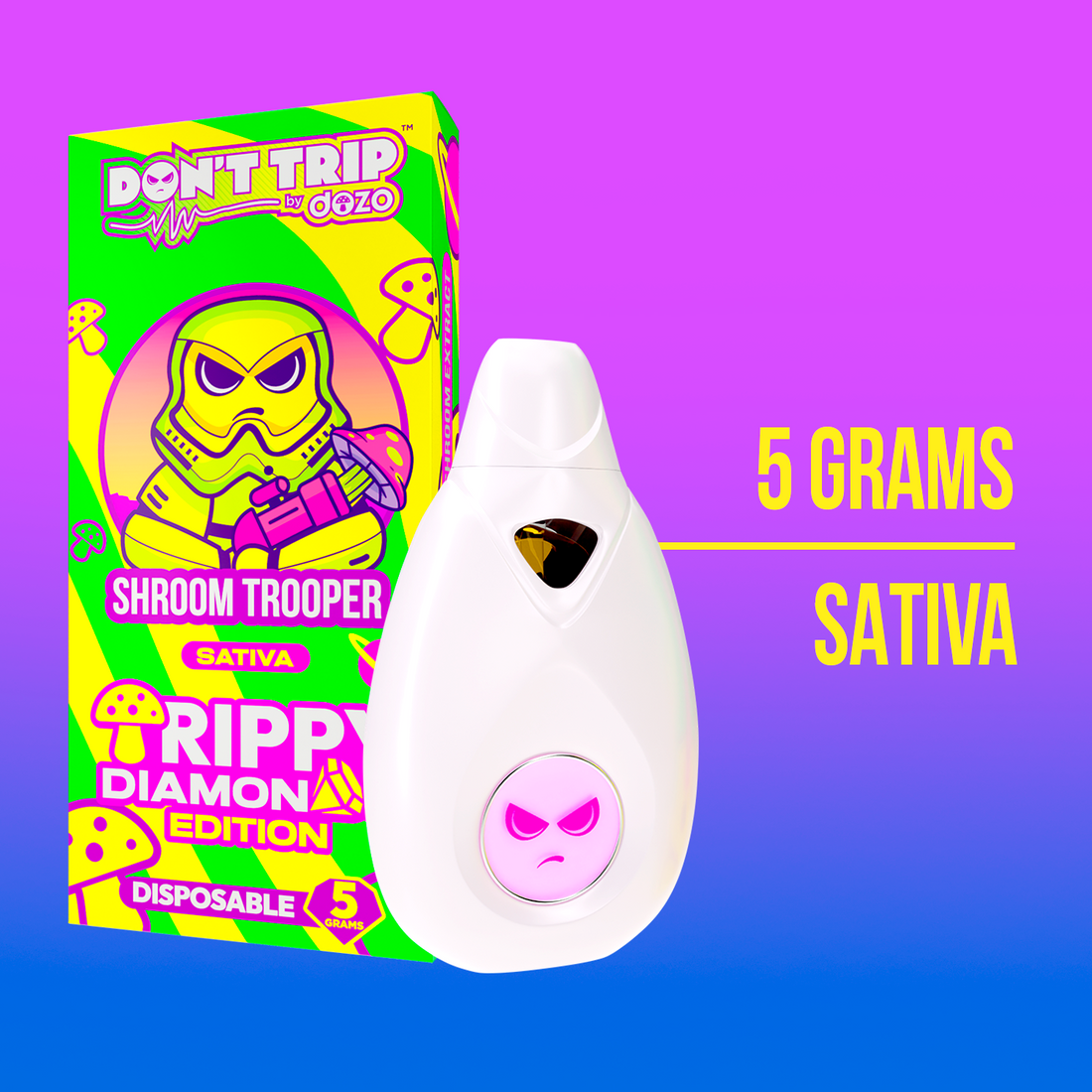 5g Trippy Dimonds Mushroom Vape | Shroombacca