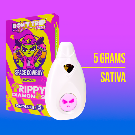 5g Trippy Dimonds Mushroom Vape: Space Cowboy (Sativa)