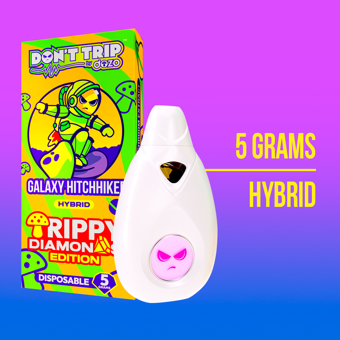 5g Trippy Dimonds Mushroom Vape | Shroombacca