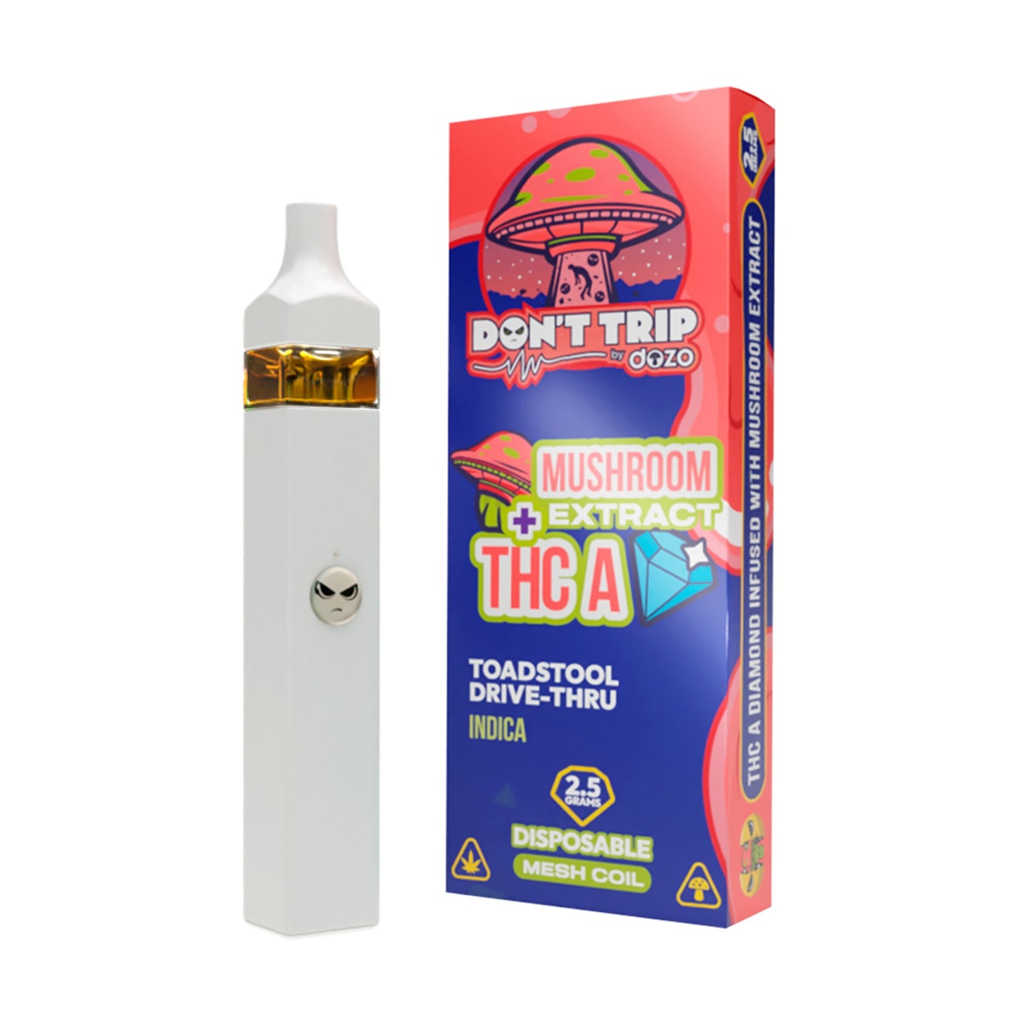 Don't Trip Mushroom Vape: ToadStool Drive-Thru (Indica)