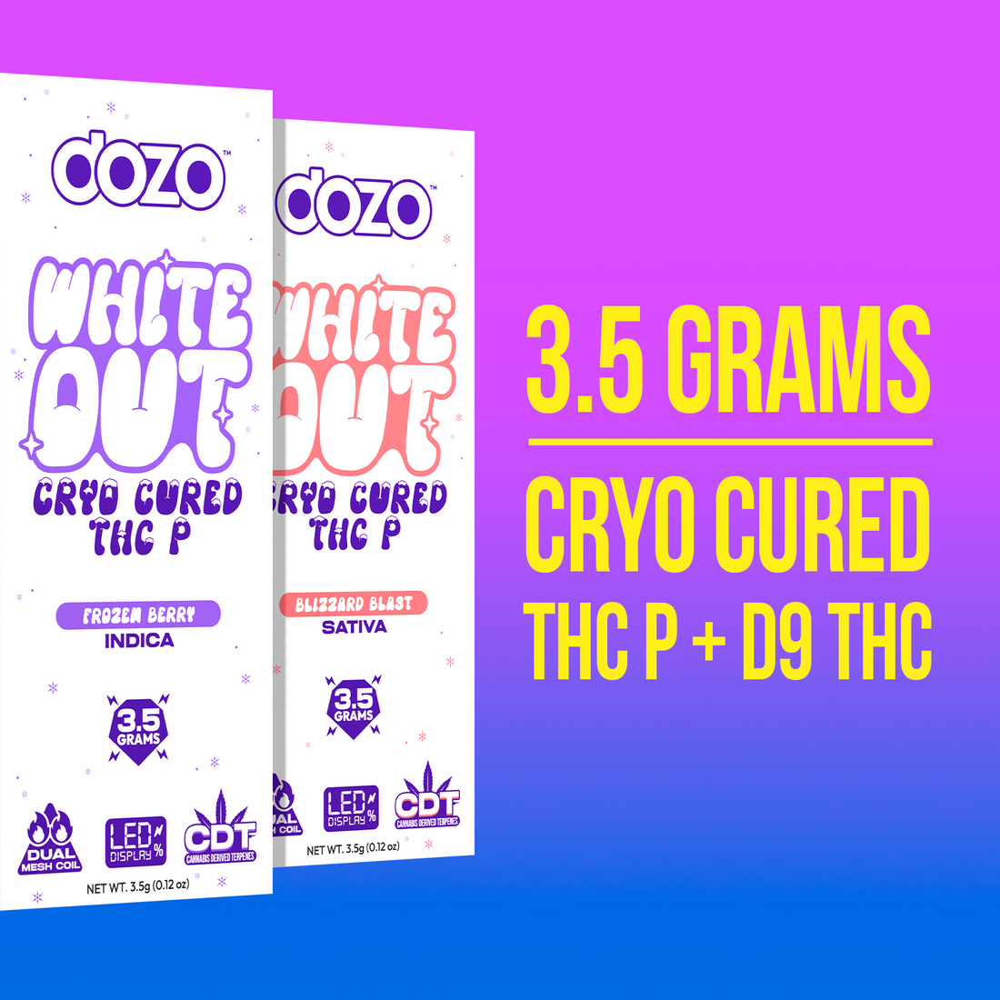 3.5g Dozo White-Out Disposable Vape