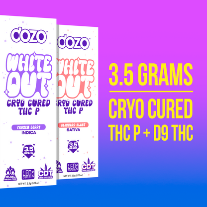 3.5g Dozo White-Out Disposable: Avalanche Kush (Hybrid)