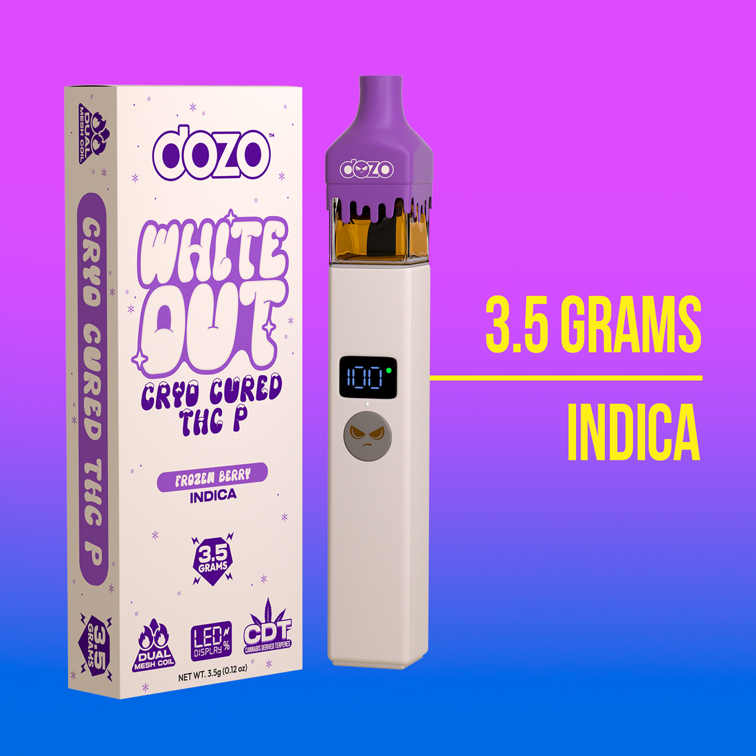 3.5g Dozo White-Out Disposable Vape