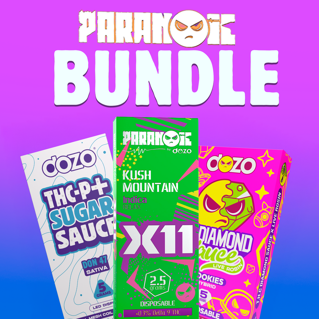 THC 2.5 vape x11 Vape Bundle