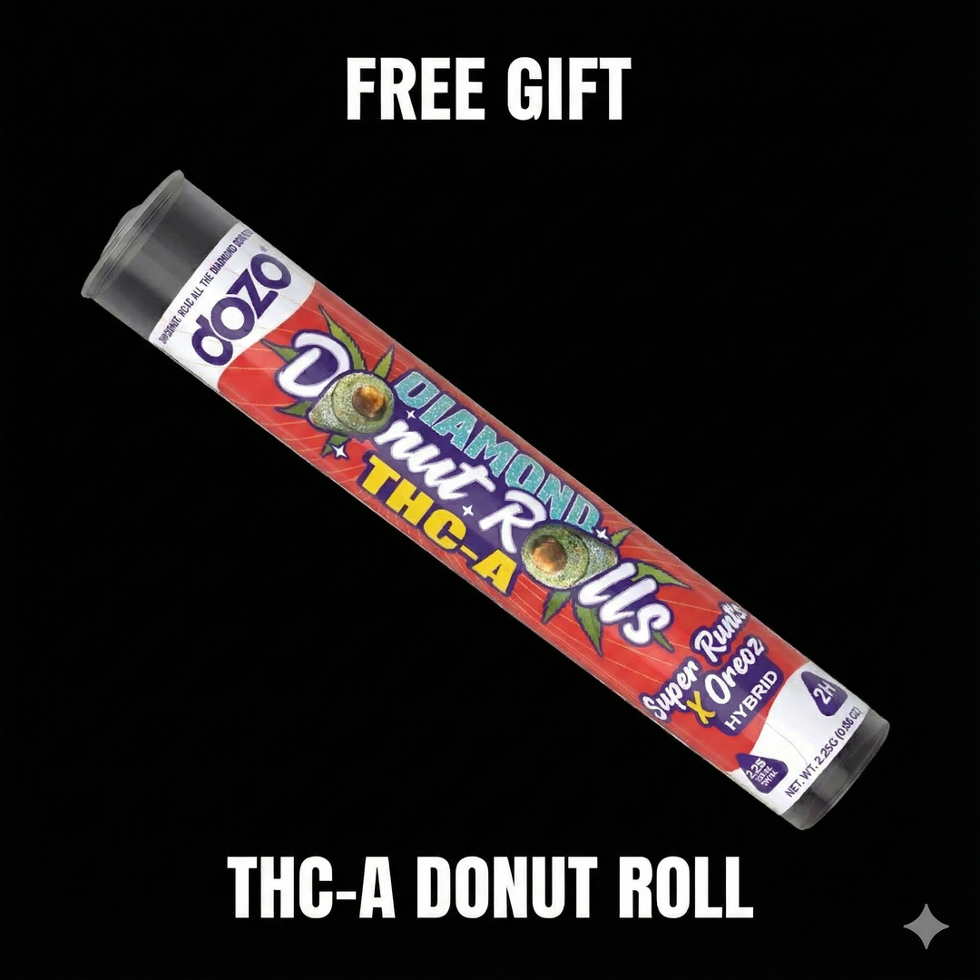 DOZO THC DONUT ROLL THCA | FREE GIFT