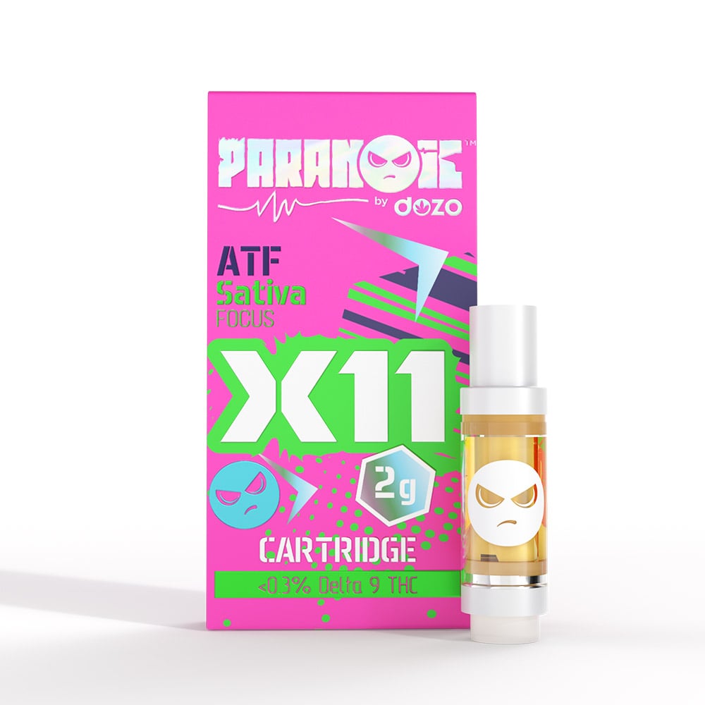 Dozo Paranoic X11 Cart | Sour Gorilla (Sativa)