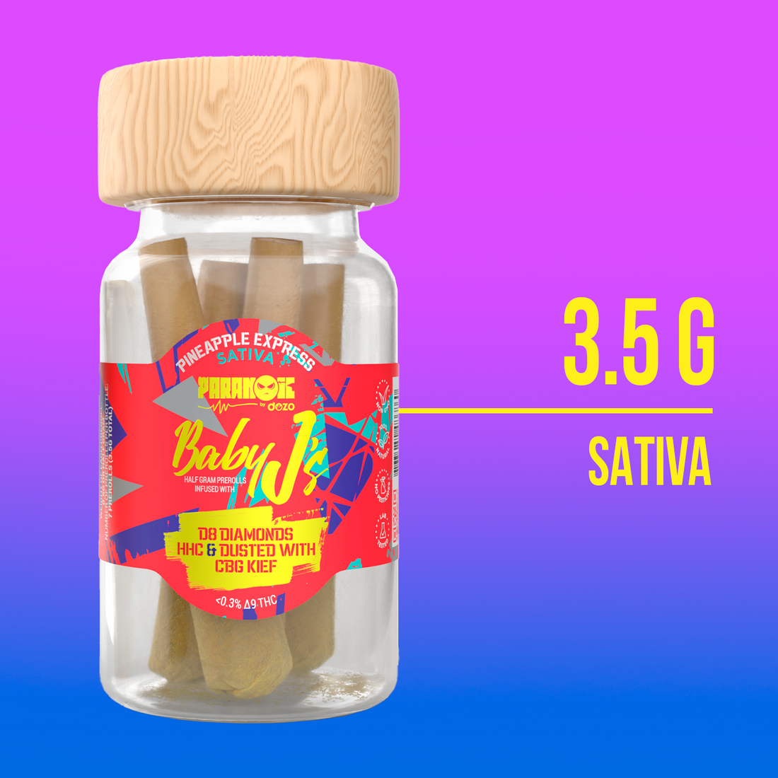 Dozo THC Baby J’s Rolls