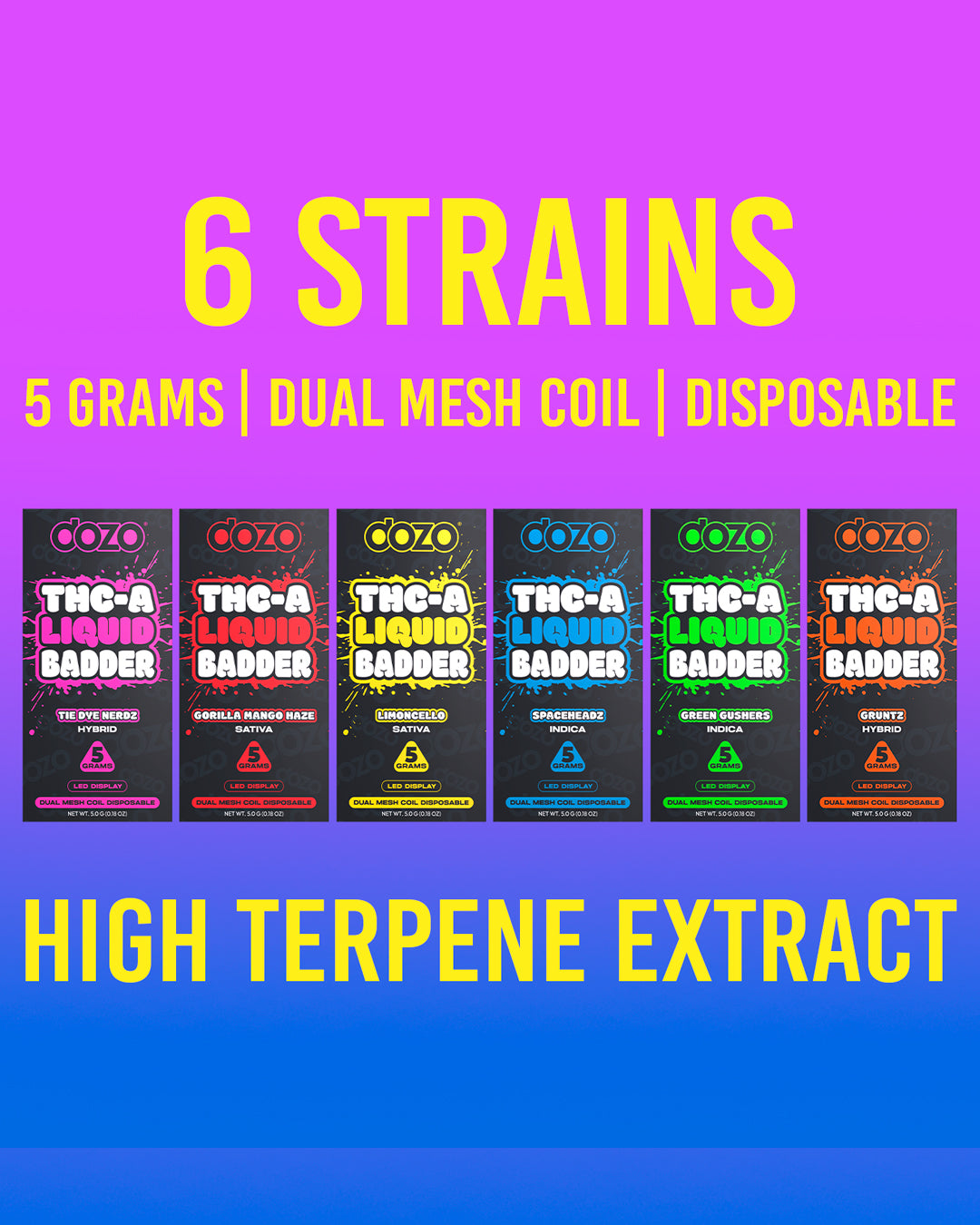 5g Dozo THC-A Liquid Badder