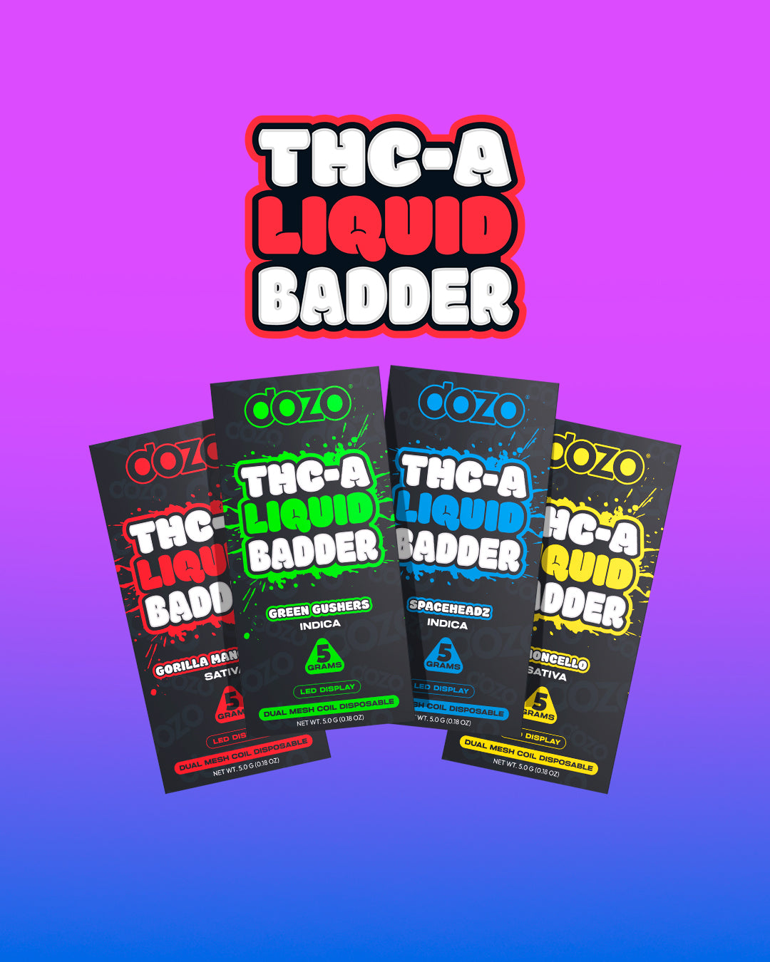 5g Dozo THC-A Liquid Badder