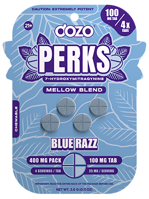 4ct 100mg Dozo PERKS 7-OH