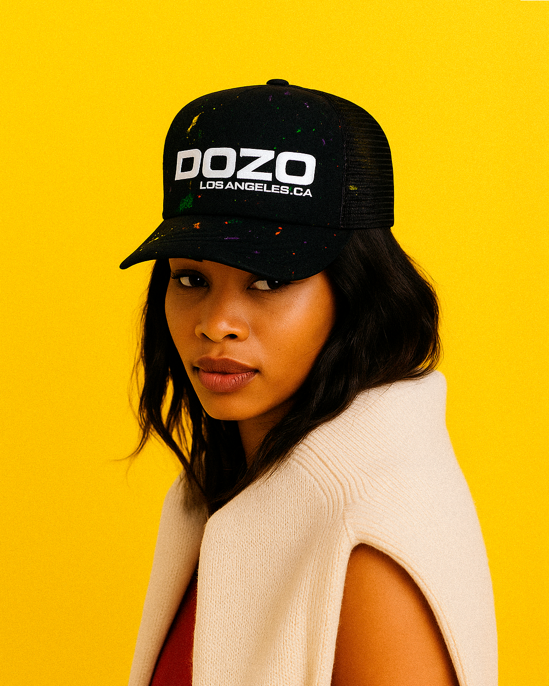 Dozo Trucker Cap | Handmade Painted Edition