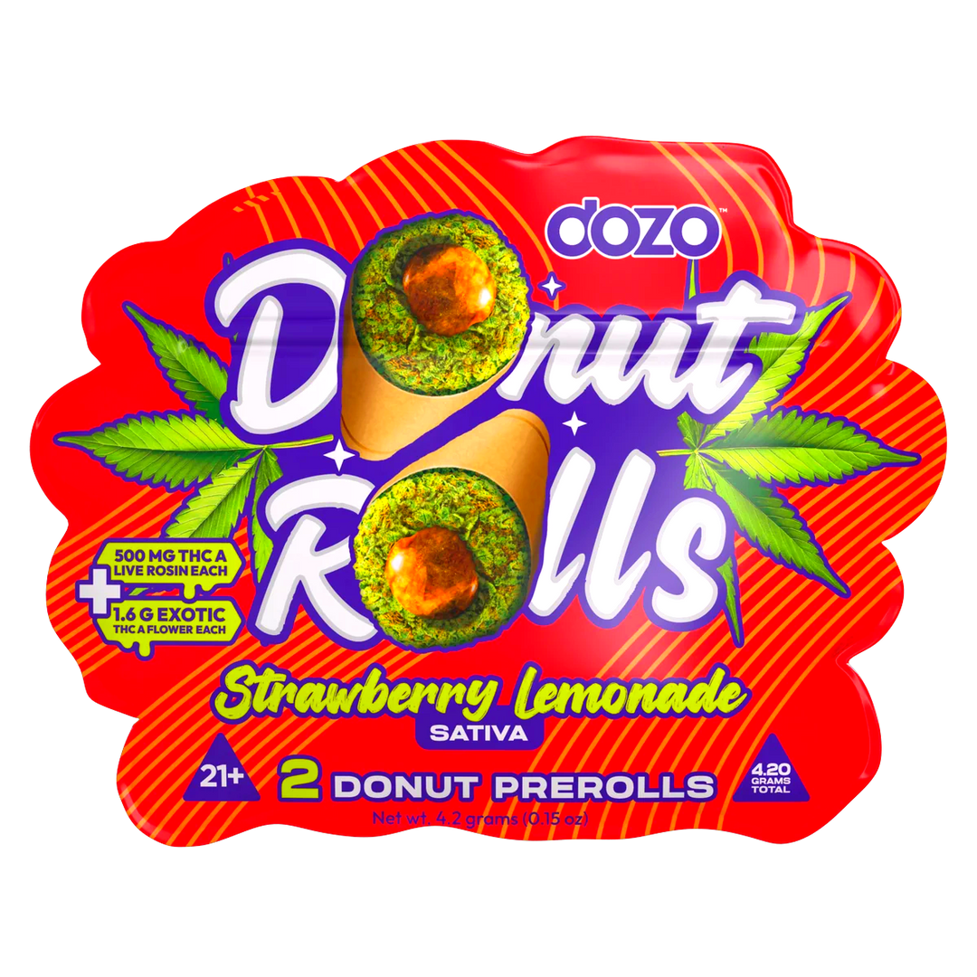 Dozo Donut Prerolls 4.20 g | Strawberry Lemonade (Sativa)