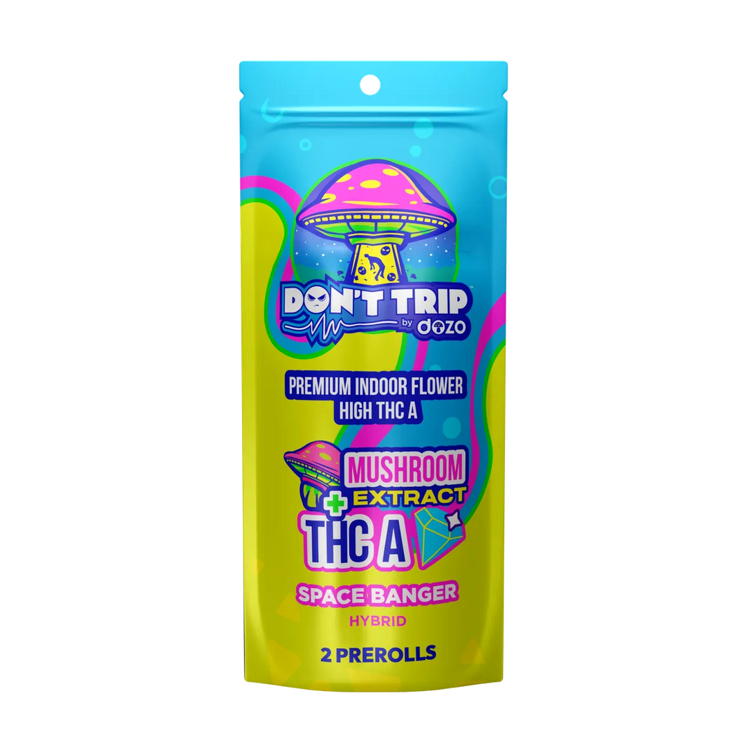 Don't Trip Mushroom Extract Preroll | Space Banger (Hybrid)