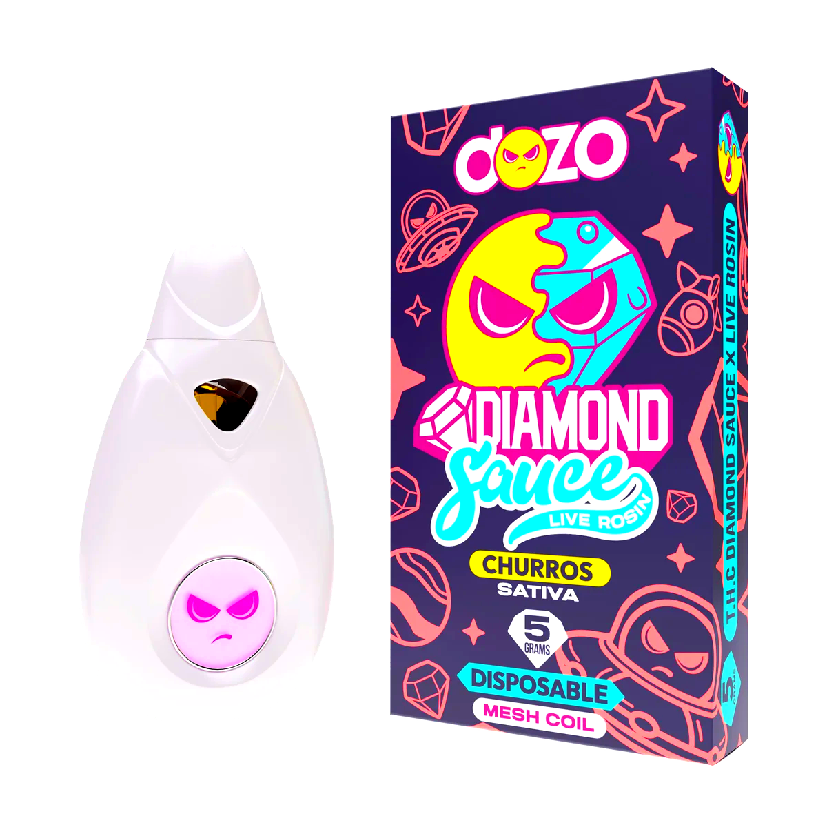 Diamond Sauce Disposable 5g | Churros (Sativa)