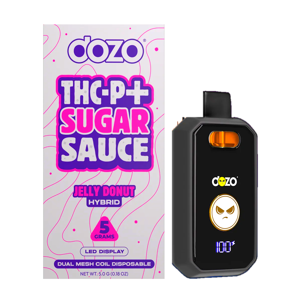 5g Dozo THC-P + Sugar Sauce Vape