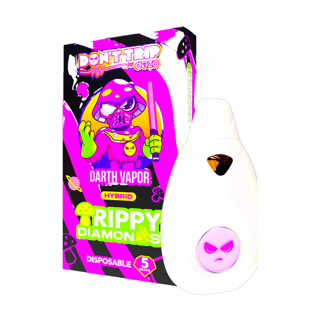 5g Trippy Dimonds Mushroom Vape: Darth Vapor (Hybrid)
